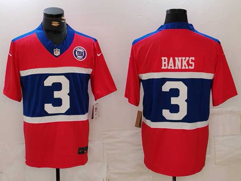 Men's New York Giants #3 Deonte Banks Limited Red Alternate FUSE Team Patch Vapor Jersey,We sell and wholesale Men's New York Giants #3 Deonte Banks Limited Red Alternate FUSE Team Patch Vapor Jersey on line form chian!